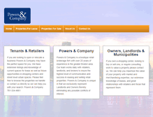 Tablet Screenshot of powersandco.com